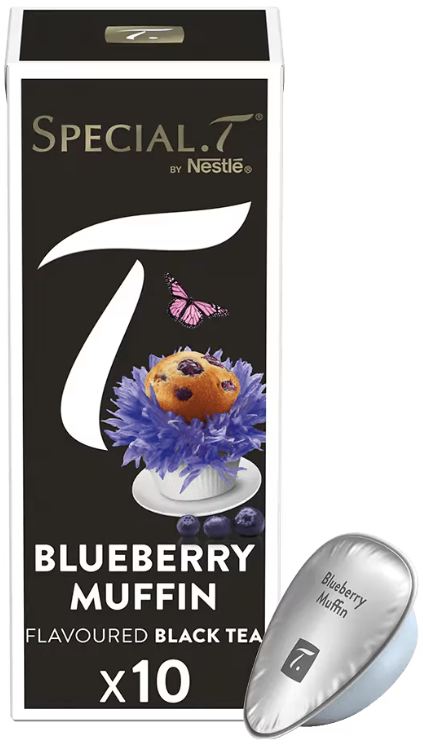 Чай в капсулах для кавоварок Dolce Gusto "Blueberry Muffin" 10 капсул (потрібен адаптер), фото 1