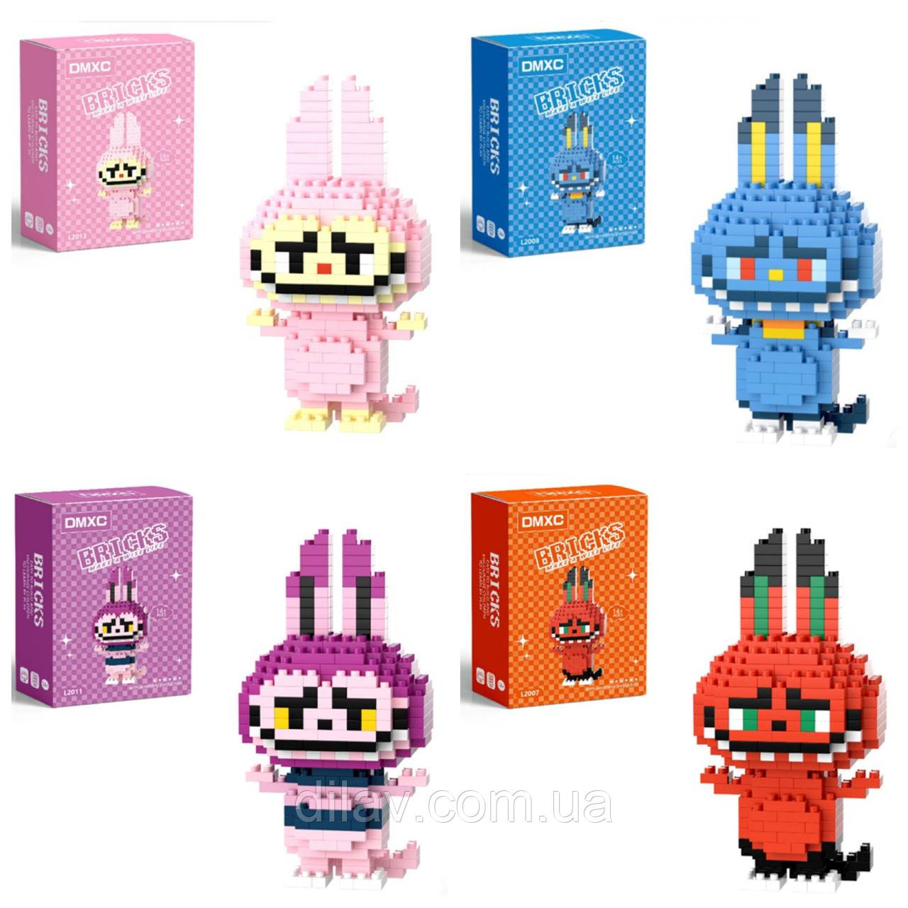 Конструктор bricks, LABUBU, 10 см