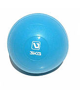 М'яч медичний (Медбол) LiveUp Soft Weight Ball — 3 кг