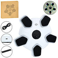 Боксерський тренажер електронний, настінний з дисплеєм і музичні колонки GB-4453