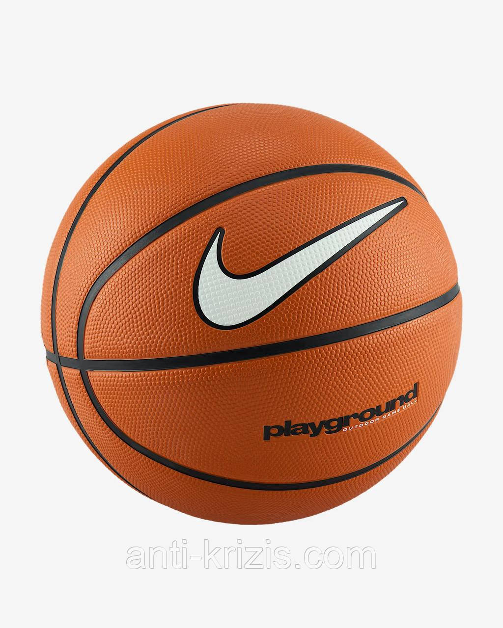 М'яч баскетбольний Nike Everyday Playground 8P Deflated AMBER/BLACK/BLACK розмір 5 N.100.4498.816.05 (Оригінал)