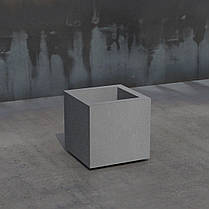 Вазон бетонний Верона XS 20x20x20 см, вуличний садовий, фото 4