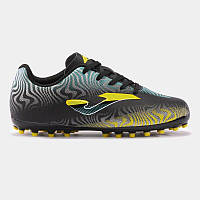 Бутсі Joma EVOLUTION JR дитячий розмір 33 EVJW2401AG чорно-блакитно-жовті (Оригінал)