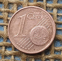 1 євроцент 2002 року. (F) Нiмеччина - ФРН