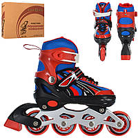 Ролики Profi Roller A 4146-L-BL розмір 39-42 Червоний-Синій