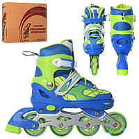 Ролики Profi Roller A 4141-M-BL розмір 35-38 Синій