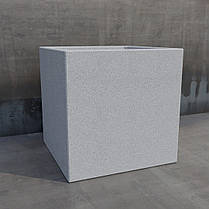 Горщик бетонний Верона XL 100x100x100 см, вуличний садовий, фото 4