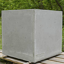 Вазон бетонний Верона M 60x60x60 см, вуличний садовий, фото 6