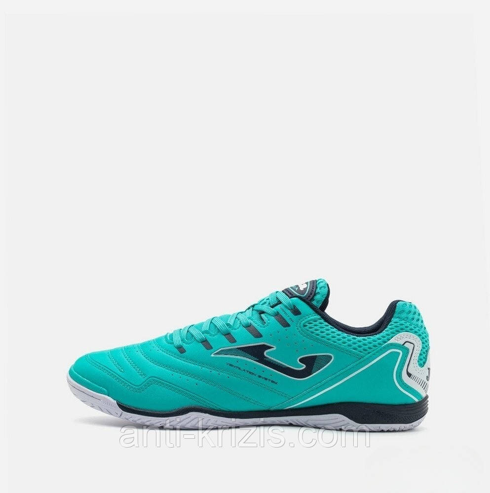 Футзалки Joma MAXIMA бірюзовий 44 розмір Муж MAXW2427IN (Оригінал)