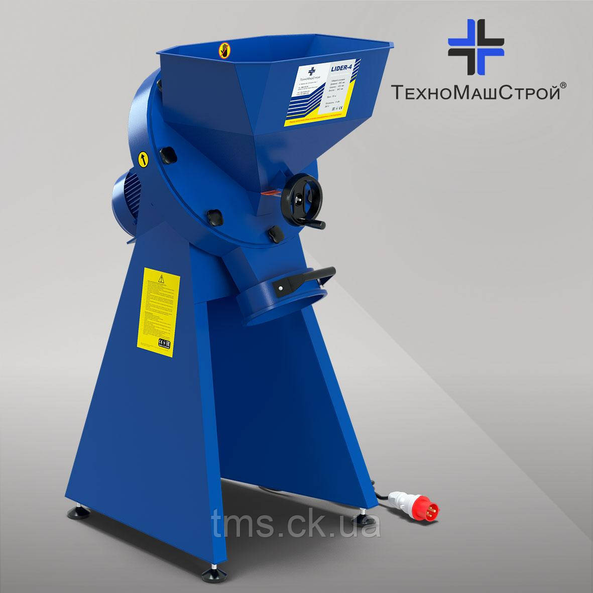 Зернодробарка(молоткова дробарка) Лідер-4(220/380 В.), фото 1