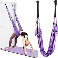 Гамак для йоги з кріпленням на двері Air Yoga rope LT-2090