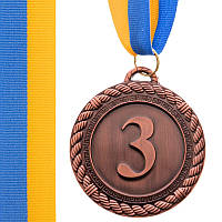 Медалі зі стрічкою 3 місце 6,5 см C-6860-3