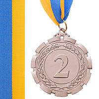 Медалі зі стрічкою 2 місце 6,5 см C-6861-2