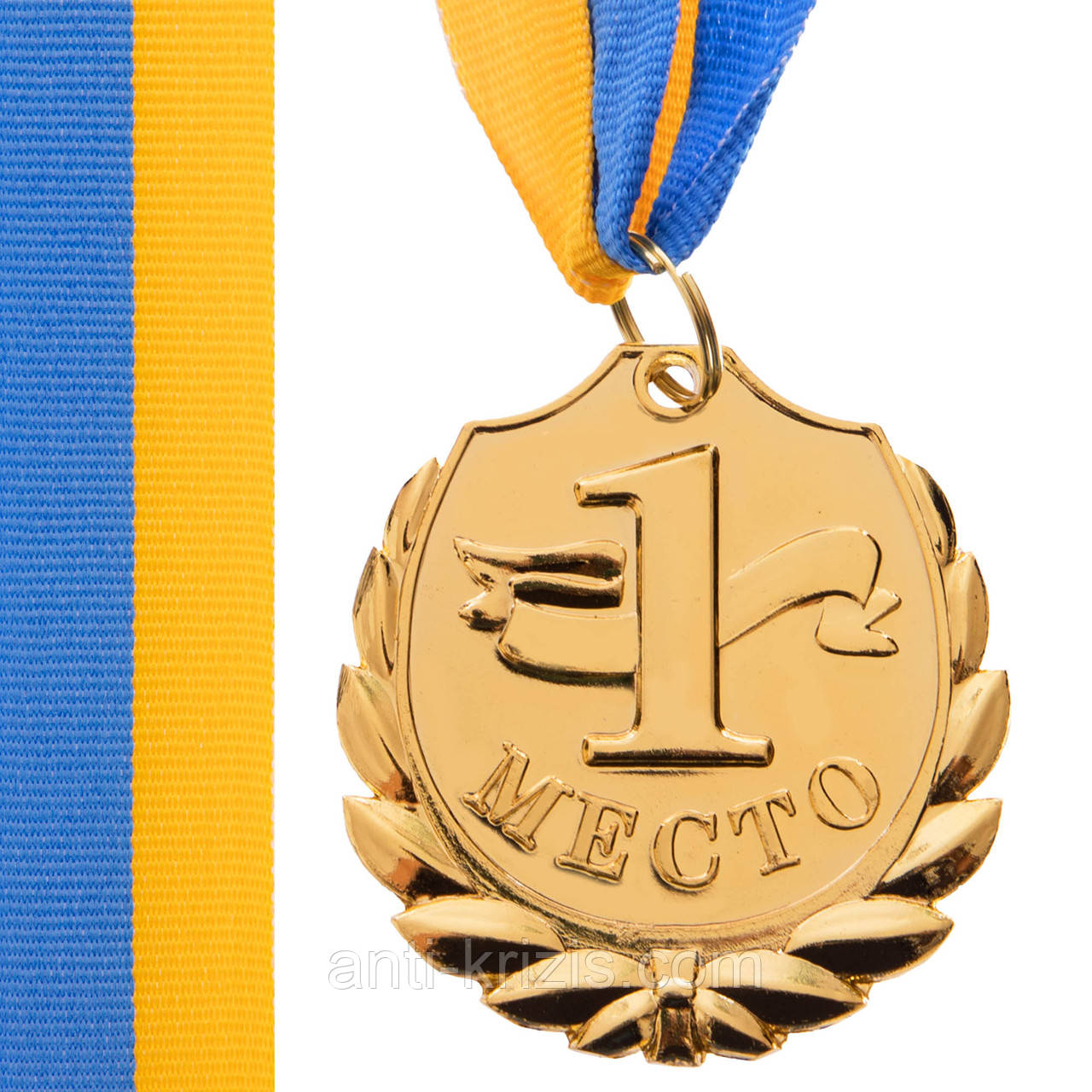 Медалі зі стрічкою 1 місце 5 см C-4843-1