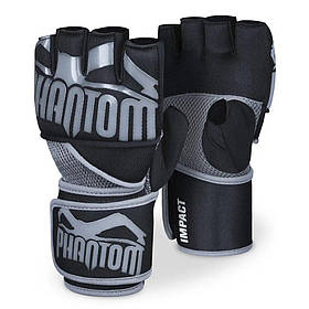 Бинти-рукавиці Phantom Impact Neopren Gel, Black/Grey L/XL