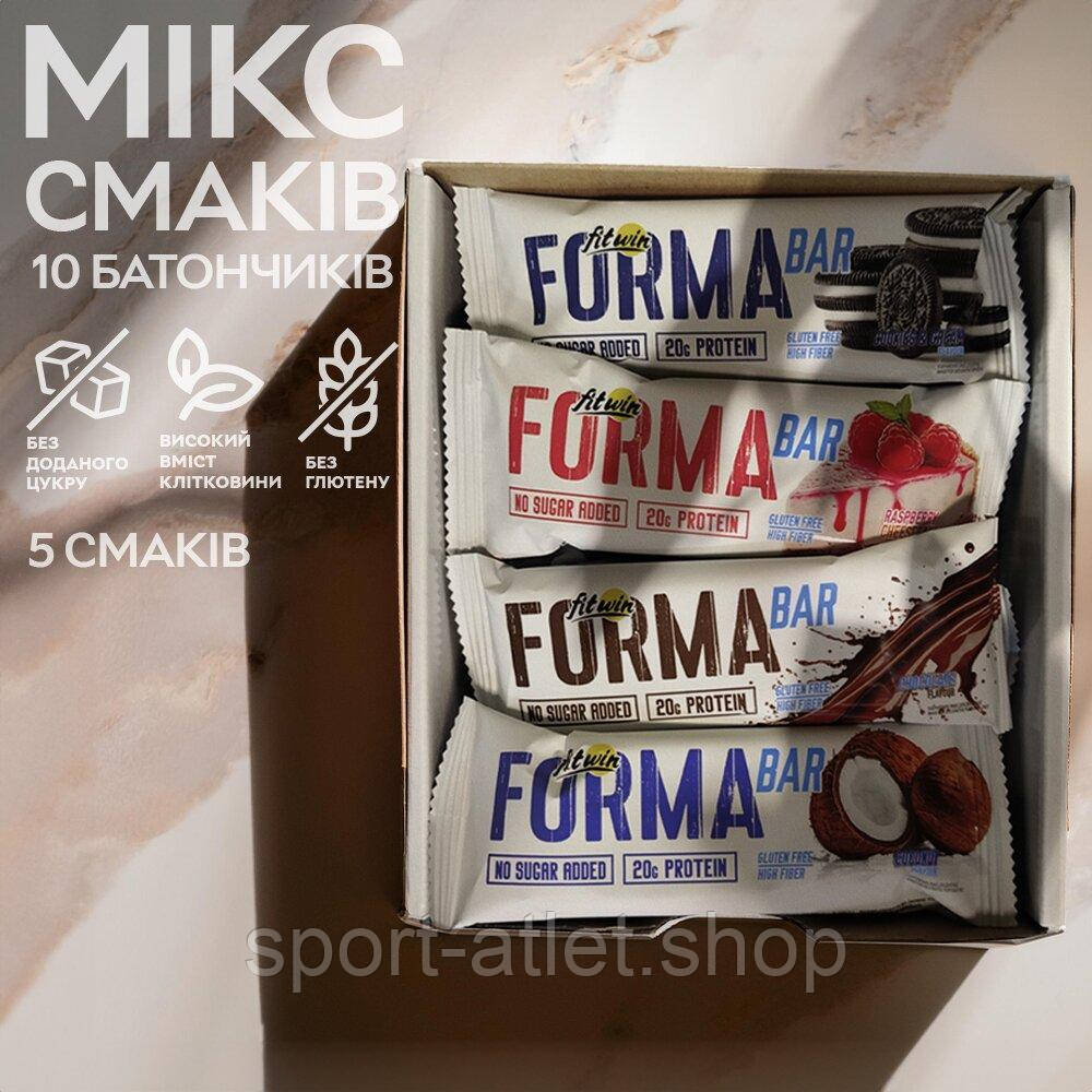 Батончик FitWin Forma Bar 33% MIX, 10x60 грам, фото 1