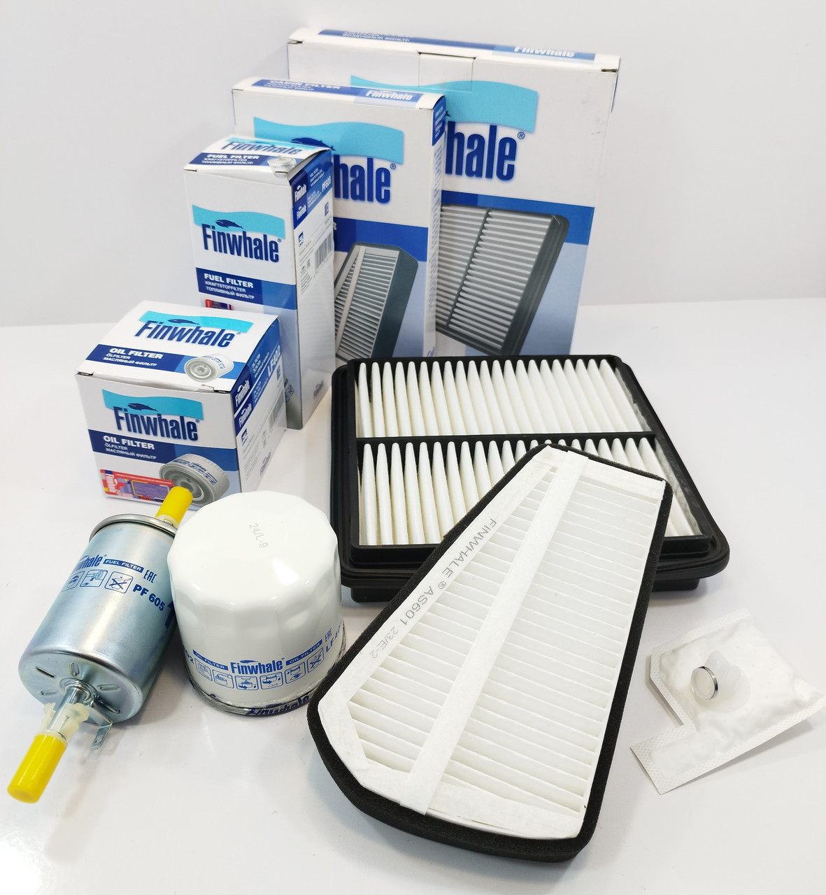 Фильтра для ТО (к-т 5шт) Ланос 1,5-1,6 Finwhale Германия, фото 1