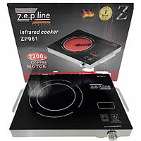Електроплита інфрачервона одноконфоркова настільна переносна Zepline ZP-061 2200w