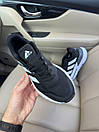 Кросівки чоловічі чорні Adidas Adistar 2.0 Black White (20996), фото 3