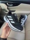 Кросівки чоловічі чорні Adidas Adistar 2.0 Black White (20996), фото 6