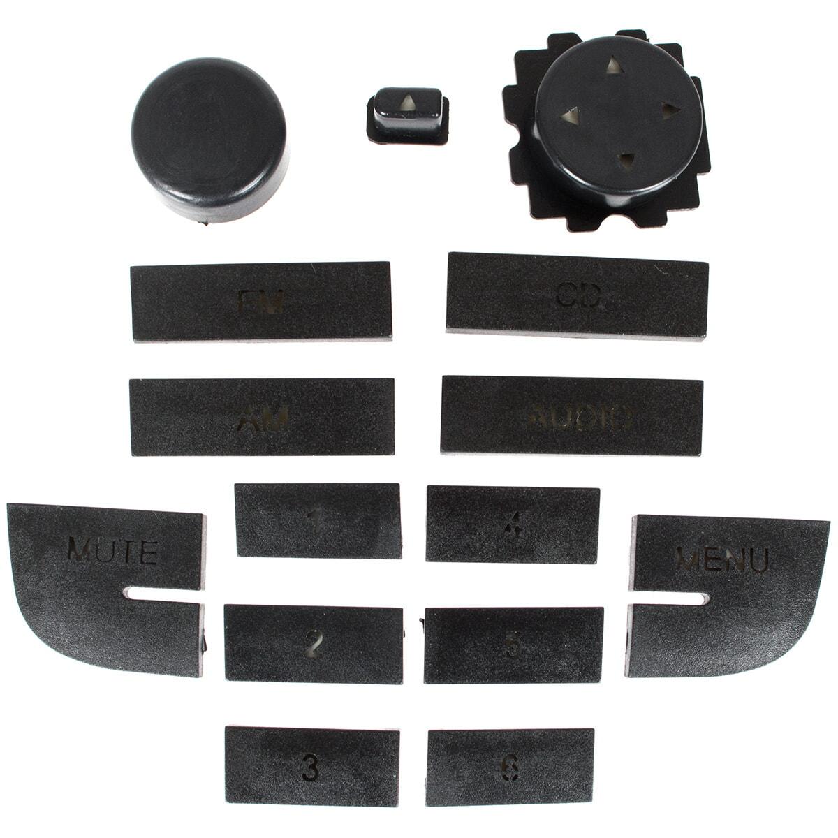 Citroen Nemo 2008- ремкомплект кнопок і ручок для магнітоли BLAUPUNKT CD/MP3 15 шт. НАБІР, фото 1