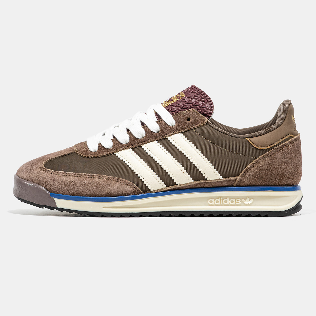 Кросівки чоловічі коричневі Adidas SL '72 Brown White (21276), фото 1