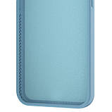 Чохол Silicone Case Full Protective with Ring для Apple iPhone 16 (6.1") Blue, фото 3