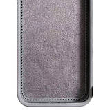 Чохол Silicone Case Full Protective with Ring для Apple iPhone 16 Plus (6.7") Grey, фото 3