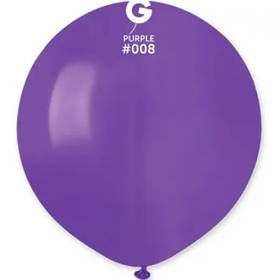 Кулька 19"/48 фіолетовий 008 латекс пастель ТМ "Gemar" шт. G19 3102-0692