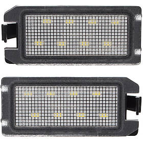 Fiat 500 13-19 LED підсвічування номерного знака 2 шт. встановити