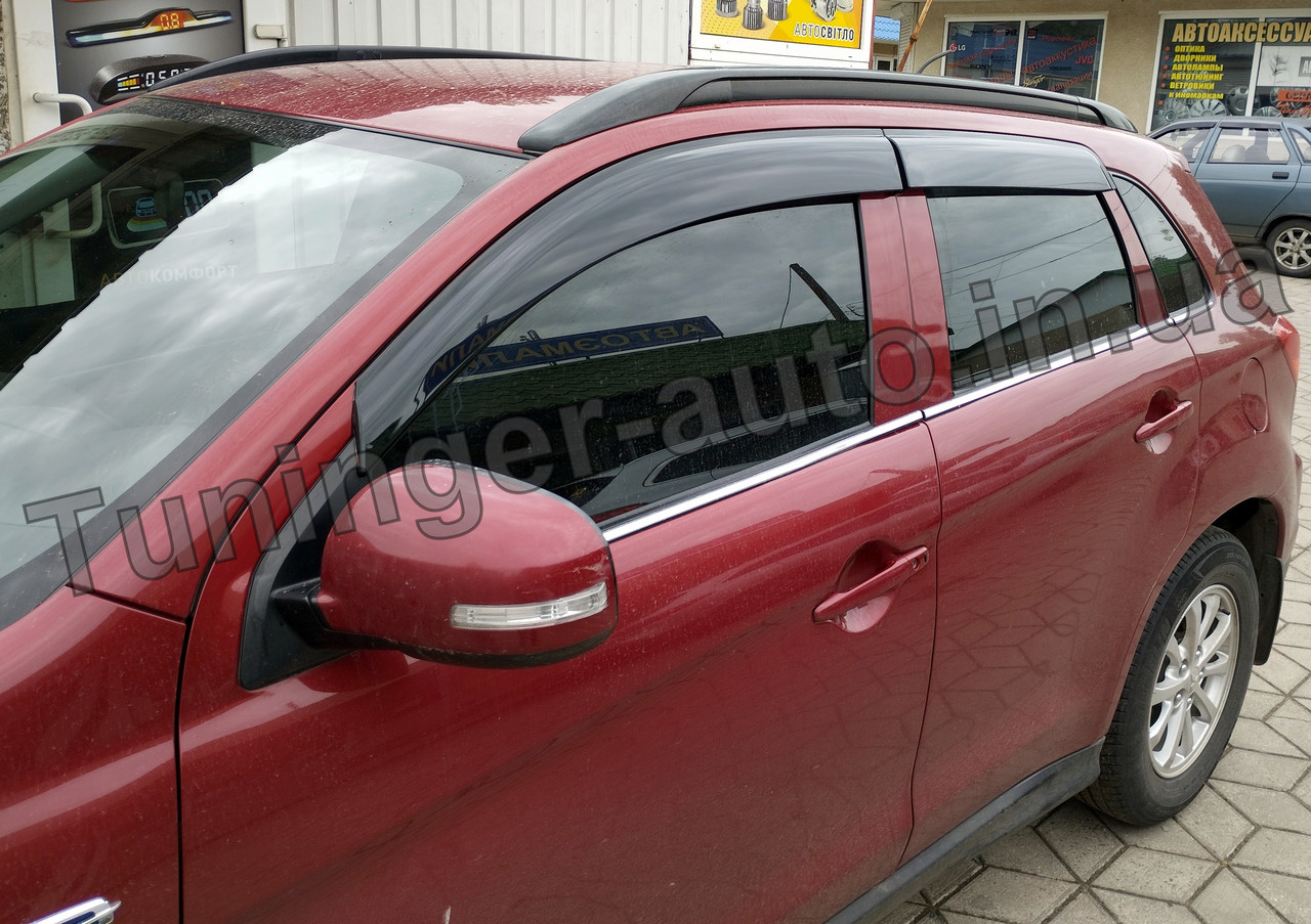 Дефлектори вікон (вітровики) Mitsubishi ASX 2010-2024 (ATM)