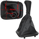 BMW 3 E36 90-00 ЧОРНА ЕКО ШКІРА Ручка КПП + ЧОРНА ЧЕРНА з рамкою 5 ШВИДКІСТЕЙ арт DA-30946, фото 10