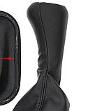 BMW 3 E36 90-00 ЧОРНА ЕКО ШКІРА Ручка КПП + ЧОРНА ЧЕРНА з рамкою 5 ШВИДКІСТЕЙ арт DA-30946, фото 4