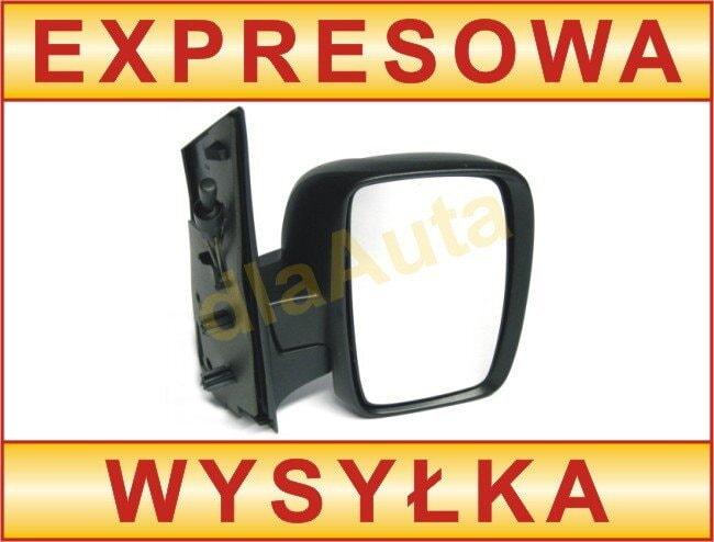 Зовнішнє дзеркало Peugeot Expert II 07-16 ручна ЧОРНЕ праве, фото 1