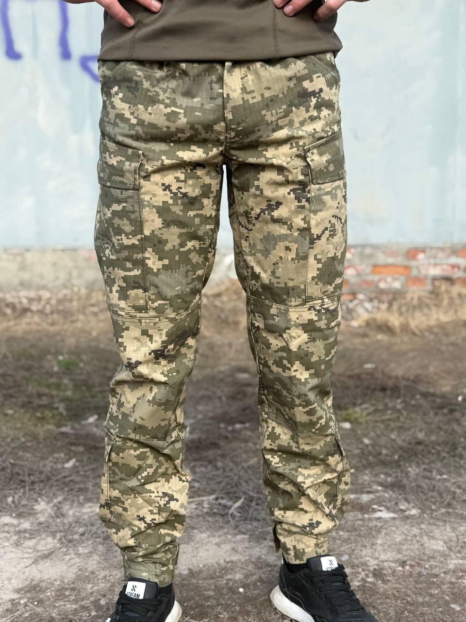 Брюки тактичні статутні зразка ріп-стоп піксель ЗСУ, фото 1