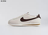 Кросівки Nike Cortez white brown 37-44, фото 3