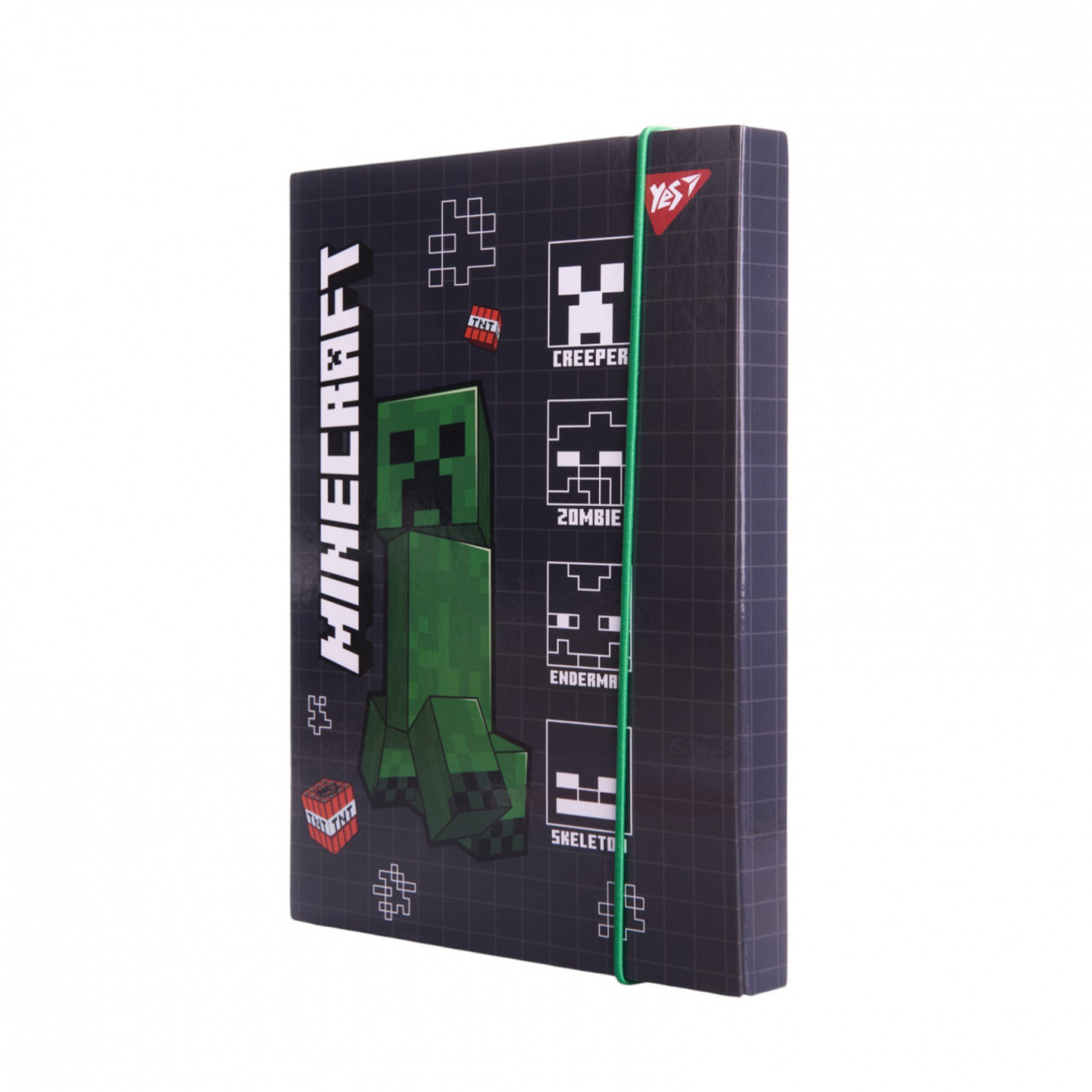 Папка для зошитів на гумці В5 лам. картон Yes, Minecraft, фото 1