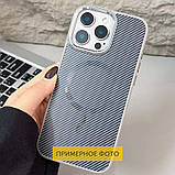 Чохол TPU+PC Carbon Mirage with MagSafe для Apple iPhone 16 Plus (6.7") Grey, фото 3