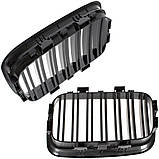 БМВ 3 Е36 91-96 решітки між фарами (нирки) ліва+права комплект ЧОРНА ГЛЯНЦЕВА ДВ., фото 10