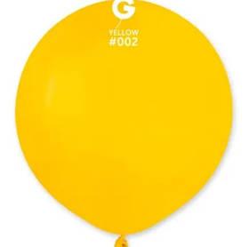 Кулька 19"/48 жовтий світлий 002 латекс пастель ТМ "Gemar" шт. G19 3102-0689