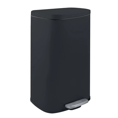 Відро для сміття з педаллю Spirella AKIRA чорний 30л (10.21568), фото 1