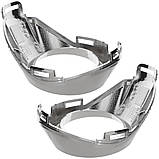 Ford Focus III 10-14 рама галогенка ХРОМ ліва + права 2 шт. НАБІР, фото 10