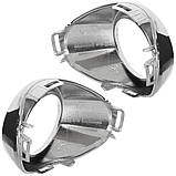 Ford Focus III 10-14 рама галогенка ХРОМ ліва + права 2 шт. НАБІР, фото 6