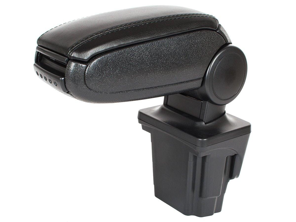 Seat Leon II 05-12 Підлокітник КОМПЛЕКТ ЧОРНА ЕКО ШКІРА + монтажний комплект