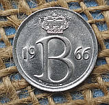 25 сантимiв 1966 року. Бельгiя, фото 2