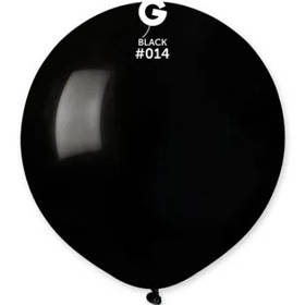 Кулька 19"/48 чорний 014 латекс пастель ТМ "Gemar" шт. G19 3102-0694