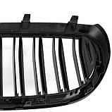 BMW 7 G11 G12 2015- решітки між фарами (нирки) ліва+права комплект ЧОРНА ГЛЯНЦЕВА ПОДВІЙНА РЕШКА, фото 3