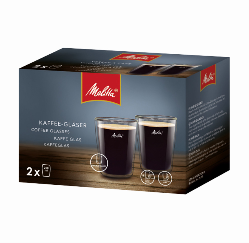 Стакани з подвійними стінками Melitta 200ml 2set (400650821290)