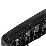 BMW 2 F23 2014- решітки між фарами (нирки) ліва+права комплект ЧОРНА ГЛЯНЦЕВА ДВ., фото 7