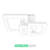Люстра VIVID 60W AL6163 ARD біла Ardero 5000К 5150Лм світлодіодна без пульта 410х290х165мм три квадрати, фото 5